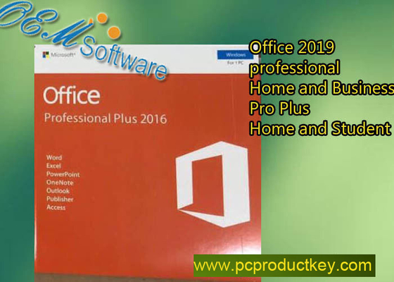 元のオフィス2016 PKCプロFppのキー、Dvd小売りの主箱とプロ オフィス2016